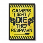 Gaming Gift Framed For Boys Bedroom Man Cave Xmas Gift For Son