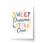 Nursery Print Sweet Dreams Child Kids Room Pictures Wall Art