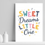 Nursery Print Sweet Dreams Child Kids Room Pictures Wall Art