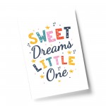 Nursery Print Sweet Dreams Child Kids Room Pictures Wall Art