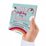 Bestfriend Sign Friendship Gift Funny Birthday Card Novelty Gift
