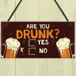 Bar Sign Funny Novelty Home Bar Man Cave Sign Funny Alcohol Gift