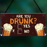 Bar Sign Funny Novelty Home Bar Man Cave Sign Funny Alcohol Gift