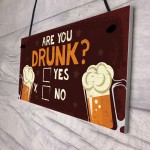 Bar Sign Funny Novelty Home Bar Man Cave Sign Funny Alcohol Gift