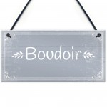 Boudoir Hanging Plaque Home Decor Bedroom Sign New Home Gift