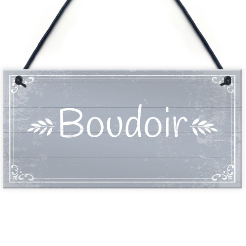 Boudoir Hanging Plaque Home Decor Bedroom Sign New Home Gift