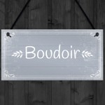 Boudoir Hanging Plaque Home Decor Bedroom Sign New Home Gift