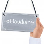 Boudoir Hanging Plaque Home Decor Bedroom Sign New Home Gift