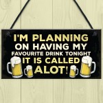 Funny Alcohol Beer Gin Wine Gift Hanging Plaque For Home Bar 