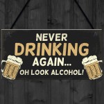 Novelty Bar Sign Funny Hanging Plaque For Man Cave Home Bar Sign