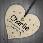 Wooden Personalised Dog Cat Pet Memorial Christmas Tree Decor