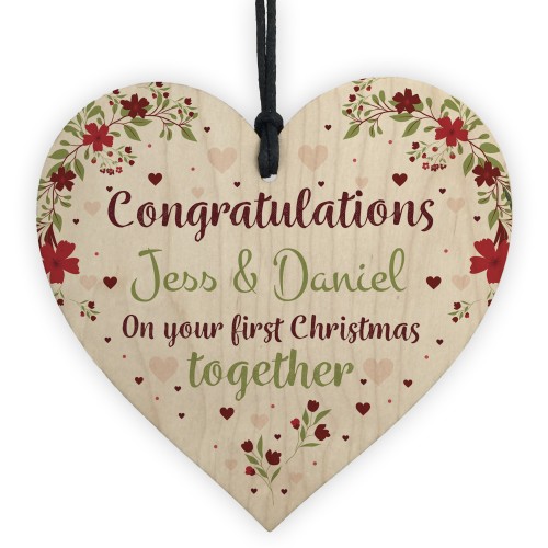 Personalised Congratulation First Christmas New Home Gift 1st