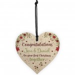 Personalised Congratulation First Christmas New Home Gift 1st