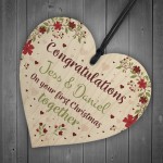 Personalised Congratulation First Christmas New Home Gift 1st