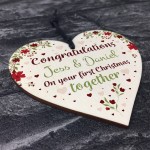 Personalised Congratulation First Christmas New Home Gift 1st