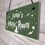 Wizard Magic Themed Personalised Bedroom Sign Christmas Gift