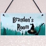 Personalised Name Room Plaque Wizard Magic Novelty Gift