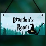 Personalised Name Room Plaque Wizard Magic Novelty Gift