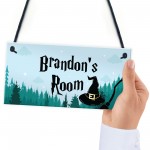 Personalised Name Room Plaque Wizard Magic Novelty Gift