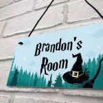 Personalised Name Room Plaque Wizard Magic Novelty Gift