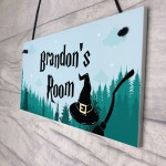 Personalised Name Room Plaque Wizard Magic Novelty Gift