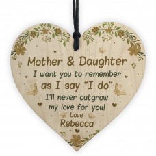 Mother And Daughter Gift Personalised Wedding Gift Poem For Mum
