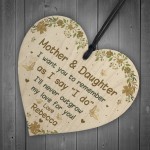 Mother And Daughter Gift Personalised Wedding Gift Poem For Mum