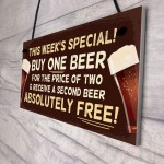 Novelty Funny Bar Sign Hanging Plaque For Man Cave Garden Sign