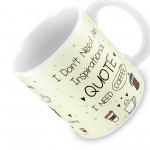 Novelty Coffee Mug Ceramic Kitchen Gift Funny Mug Quote Mum Dad