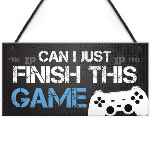 Gaming Sign For Boys Bedroom Man Cave Son Birthday Xmas Gift 