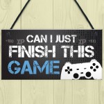 Gaming Sign For Boys Bedroom Man Cave Son Birthday Xmas Gift 