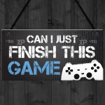 Gaming Sign For Boys Bedroom Man Cave Son Birthday Xmas Gift 