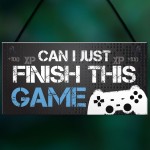 Gaming Sign For Boys Bedroom Man Cave Son Birthday Xmas Gift 