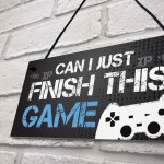 Gaming Sign For Boys Bedroom Man Cave Son Birthday Xmas Gift 
