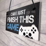 Gaming Sign For Boys Bedroom Man Cave Son Birthday Xmas Gift 