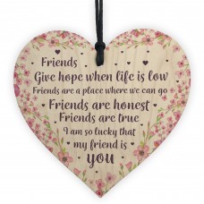 Inspirational Plaque Friendship Gift Best Friend Birthday Xmas