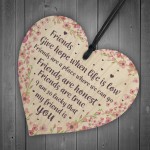 Inspirational Plaque Friendship Gift Best Friend Birthday Xmas
