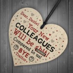 Colleague Leaving Gift Personalised Friendship Gift Funny Plaque