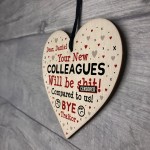 Colleague Leaving Gift Personalised Friendship Gift Funny Plaque