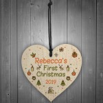 Personalised 1st Christmas Decoration Babys First Christmas Gift
