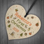 Personalised 1st Christmas Decoration Babys First Christmas Gift