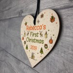 Personalised 1st Christmas Decoration Babys First Christmas Gift
