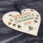 Personalised 1st Christmas Decoration Babys First Christmas Gift