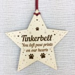 Personalised Dog Cat Pet Memorial Christmas Tree Decoration Star