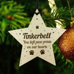 Personalised Dog Cat Pet Memorial Christmas Tree Decoration Star