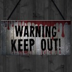 Keep Out Sign Gaming Sign Man Cave Boys Bedroom Decor Halloween