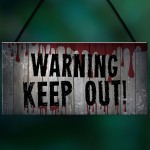 Keep Out Sign Gaming Sign Man Cave Boys Bedroom Decor Halloween