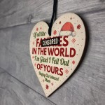 Happy Christmas Rude Gift For Mum Hanging Tree Decoration Bauble
