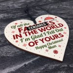Happy Christmas Rude Gift For Mum Hanging Tree Decoration Bauble