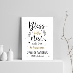 Bless This Home New Home House Warming Gift Print Friend Gift
